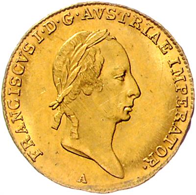 Franz I. GOLD - Münzen, Medaillen und Papiergeld