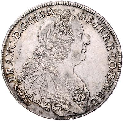 Franz I. Stefan - Monete, medaglie e cartamoneta