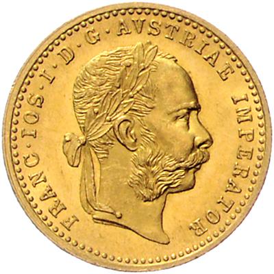 Franz Josef I. GOLD - Mince, medaile a papírové peníze