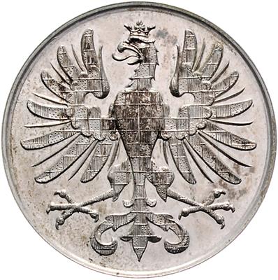 III. mährisches Landesschießen in Mährisch Trübau vom 24. bis 31. Juli 1886 - Mince, medaile a papírové peníze