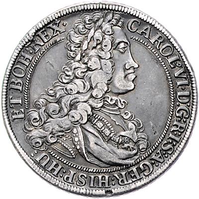 Karl VI. - Monete, medaglie e cartamoneta