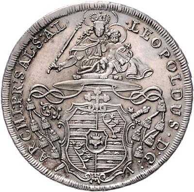 Leopold Anton Eleutherius v. Firmian - Mince, medaile a papírové peníze
