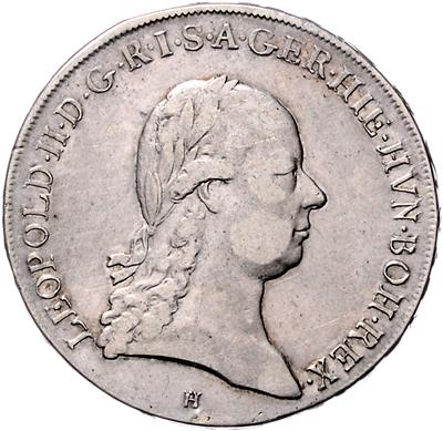 Leopold II. - Münzen, Medaillen und Papiergeld