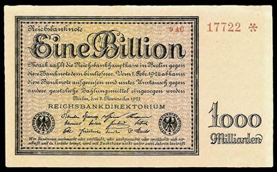 1 Billion Mark, 05.11.1923 - Coins, medals and paper money