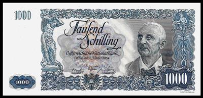 1000 Schilling 1954 - Monete, medaglie e cartamoneta