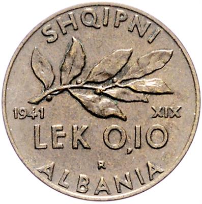 Albanien - Coins, medals and paper money