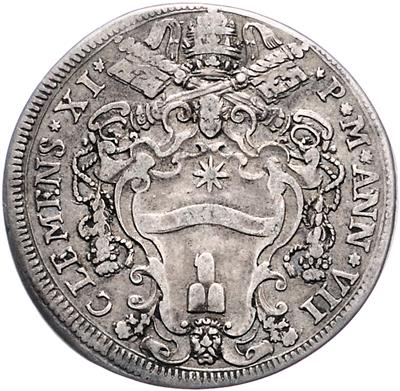 Clemens XI. 1700-1721 - Münzen, Medaillen und Papiergeld