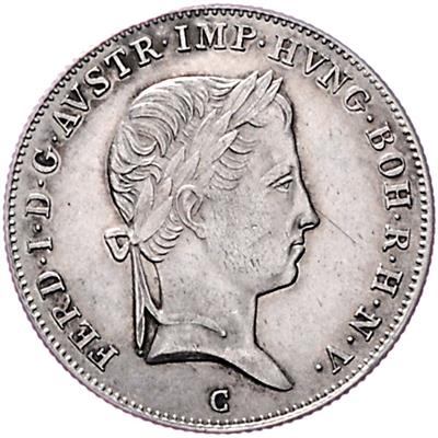 Ferdinand I. - Mince, medaile a papírové peníze