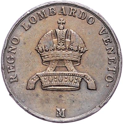Franz Josef I./Lombardei Venetien - Mince, medaile a papírové peníze