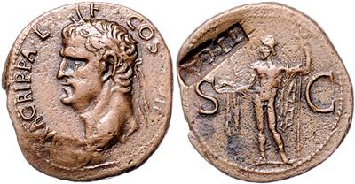 Gaius ("Caligula") 37-41, für M. Agrippa - Coins, medals and paper money