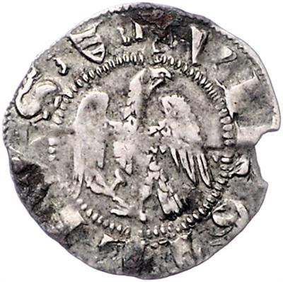 Nachprägungen der Meraner Adlergroschen in Mantua nach 1329 - Mince, medaile a papírové peníze