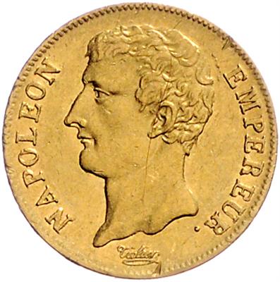 Napoleon 1804-1814, GOLD - Münzen, Medaillen und Papiergeld