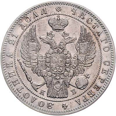 Nikolaus I. 1825-1855 - Mince, medaile a papírové peníze