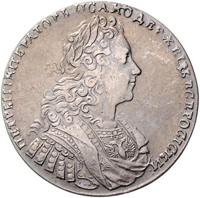 Peter II. 1727-1730 - Coins, medals and paper money