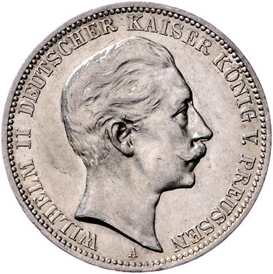 Preussen, Wilhelm II. 1888-1918 - Münzen, Medaillen und Papiergeld