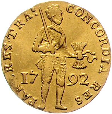 Utrecht, GOLD - Mince, medaile a papírové peníze