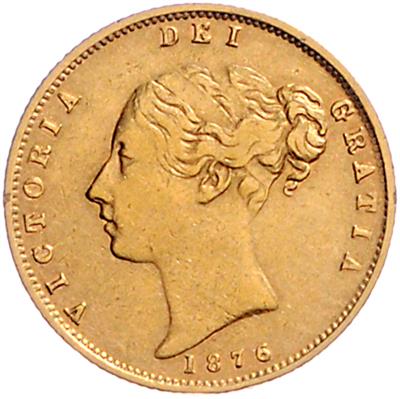 Victoria 1837-1901, GOLD - Coins, medals and paper money