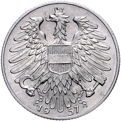 5 Schilling 1957 Wien, =3,98 g=, (Kr.) III/III+ - Mince, medaile a papírové peníze