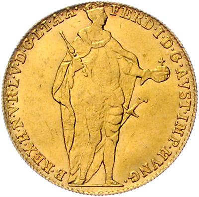 Ferdinand I. GOLD - Mince, medaile a papírové peníze