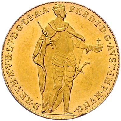 Ferdinand I GOLD - Münzen, Medaillen und Papiergeld