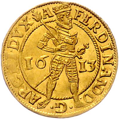 Ferdinand II. GOLD - Münzen, Medaillen und Papiergeld