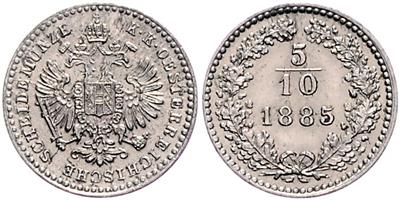 Franz Josef I. Probe - Mince, medaile a papírové peníze