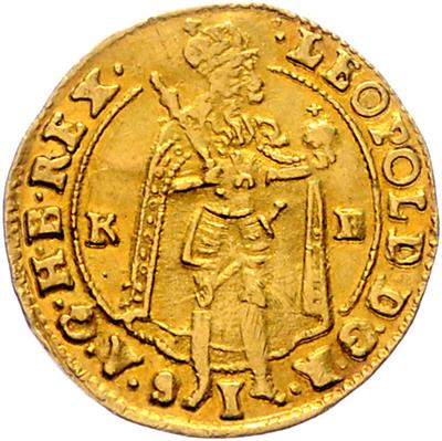 Leopold I. GOLD - Coins, medals and paper money