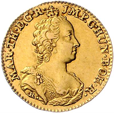 Maria Theresia GOLD - Mince, medaile a papírové peníze