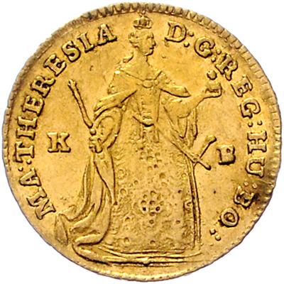 Maria Theresia GOLD - Münzen, Medaillen und Papiergeld