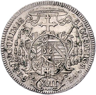 Sigismund v. Schrattenbach - Monete, medaglie e cartamoneta