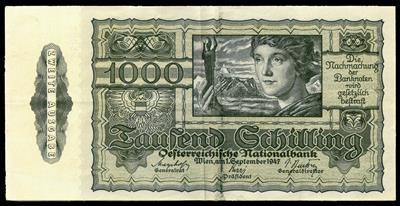 1000 Schilling 1947 2. Ausgabe - Coins, medals and paper money