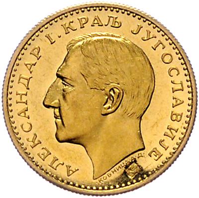 Alexander I. 1921-1934 GOLD - Coins, medals and paper money