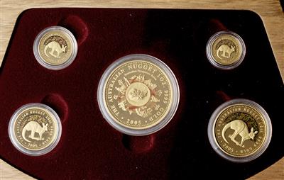 Australian Prospector Companion Series, GOLD - Mince, medaile a papírové peníze