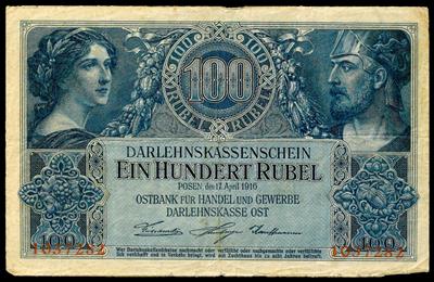 Deutsche Besatzungsausgaben in Russland - Mince, medaile a papírové peníze