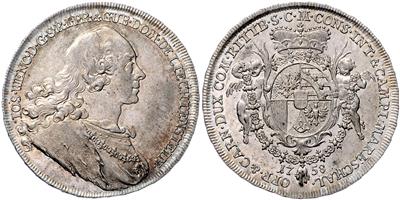 Josef Wenzel 1748-1772 - Münzen, Medaillen und Papiergeld