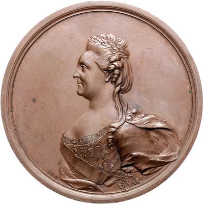 Katharina II. 1762-1796 - Mince, medaile a papírové peníze