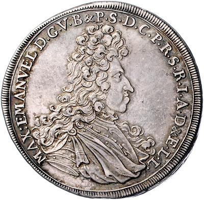 Kurfürst Maximilian II. Emanuel 1679-1726 - Mince, medaile a papírové peníze