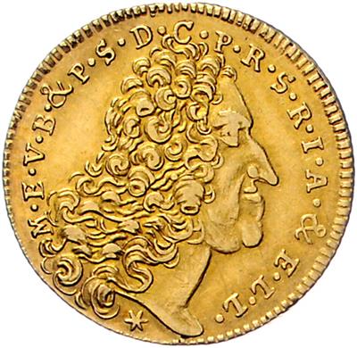 Kurfürst Maximilian II. Emanuel 1679-1726, GOLD - Münzen, Medaillen und Papiergeld