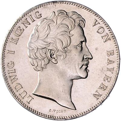 Ludwig I. 1825-1848 - Münzen, Medaillen und Papiergeld