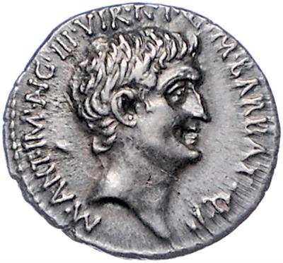 Marcus Antonius und M. Barbatius Pollio - Münzen, Medaillen und Papiergeld