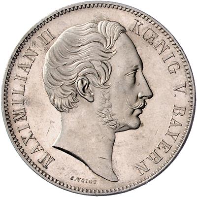 Maximilian II. Josef 1848-1864 - Mince, medaile a papírové peníze