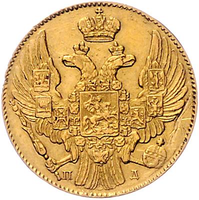 Nikolaus I. 1825-1855 GOLD - Münzen, Medaillen und Papiergeld