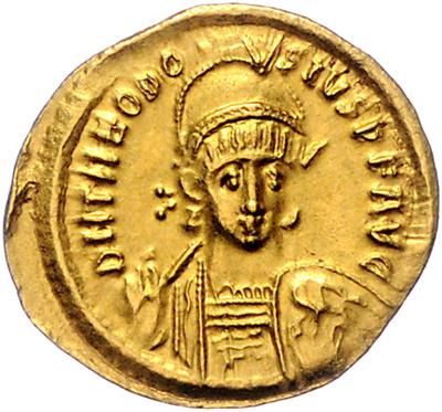 Theodosius II. 408-450 GOLD - Münzen, Medaillen und Papiergeld