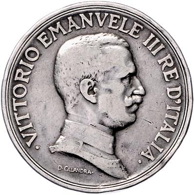 Vittorio Emanuele III. 1900-1946 - Mince, medaile a papírové peníze