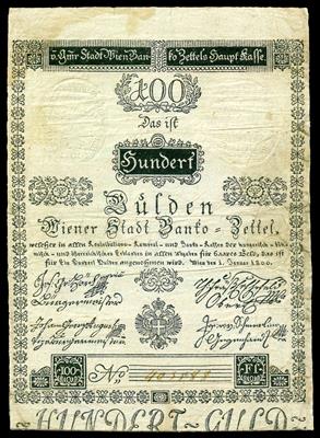 Wiener-Stadt-Banco-Zettel - Coins, medals and paper money
