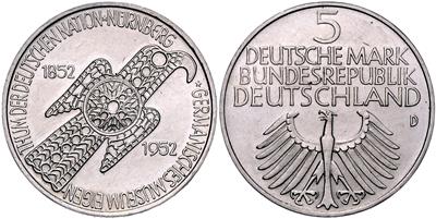 5 DM 1952 Germanisches Museum - Mince