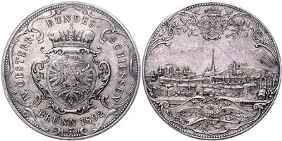 Brünn, 4. Österr. Bundesschießen 1892 - Coins