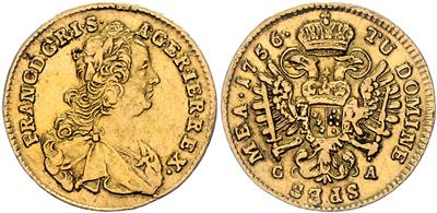 Franz I. Stefan, GOLD - Münzen