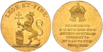 Franz II. GOLD - Mince