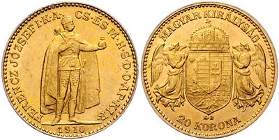 Franz Josef I. GOLD - Münzen